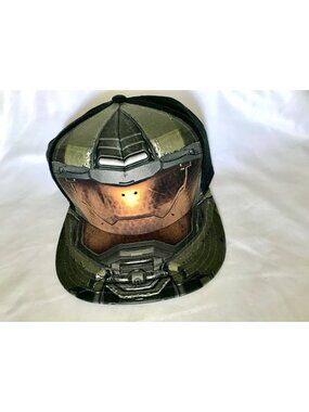 Halo Master Chief Snapback Hat Cap Microsoft Gaming Adjustable